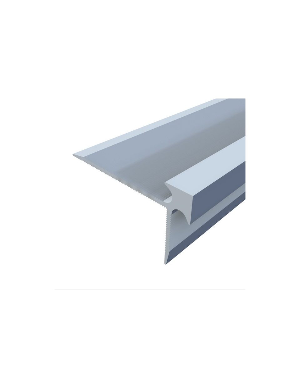​PERFIL R 342 Cantoneira de escadaria de alumínio para pavimentos de 5 mm​ DIM: 3000 x 5,5 x 5,5 mm
